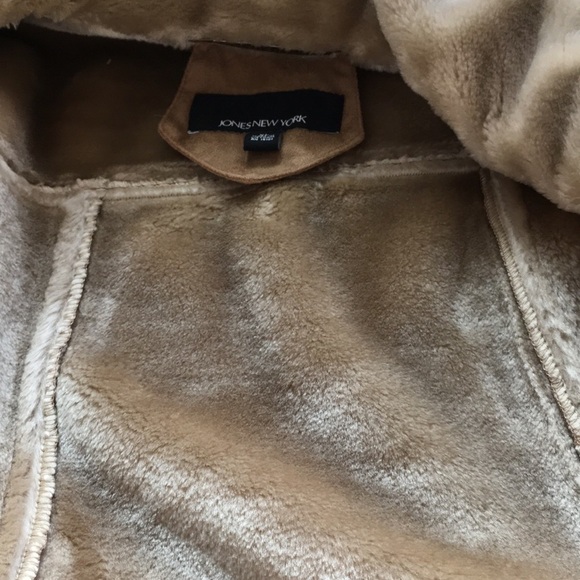 JONES NEW YORK Sherpa Coat Faux Shearling XL - Picture 11 of 11